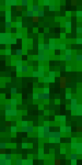 dark green pixelated background