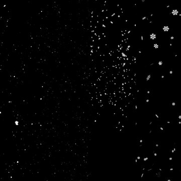 Snow 4 Styles Square Motion Overlay MOGRT 15