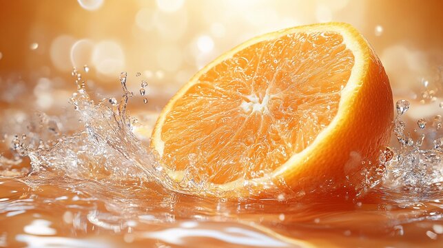 Orange-banner bright and eye-catching orange design