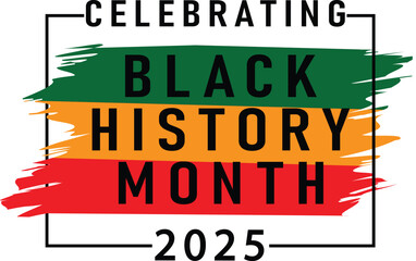 Black history month 2024 African American history celebration vector illustration design. EPS 10
