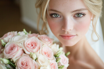 Obraz premium Blushing Bride