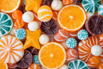 Christmas Candy Background