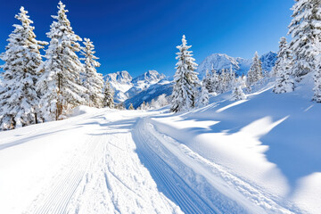 Obraz premium Jasper National Park In Winter