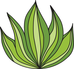 Green grass image over the white