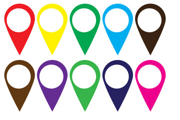 PPin icon vector. Location icon. Map pointer iconrint