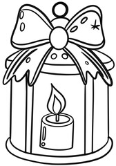 illustration of a candle