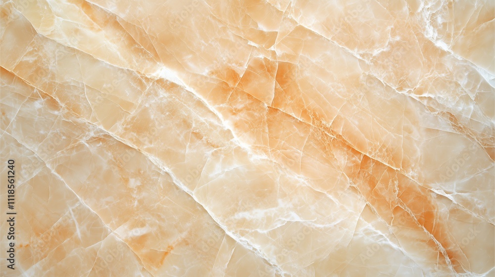 Poster elegant cream and orange marble texture with smooth veining and natural patterns for design use