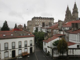 Panorámica de Santiago de Compostela, Galicia