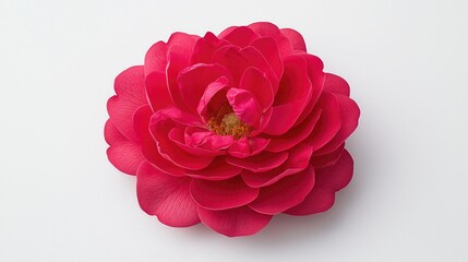 Vibrant pink camellia flower nature scene close-up photography light background botanical beauty for eco-friendly design