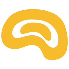 Fototapeta premium Random abstract liquid organic black irregular blotch shapes flat style design fluid vector illustration set banner simple shape template for presentation design, flyer,background. 