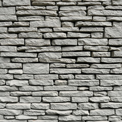 Fototapeta premium Stacked stone wall texture backround