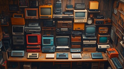 Thumb Gen Z Nostalgia retro technology and vintage elements