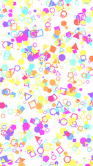 Abstract geometric technology cell background. 3d rendering.