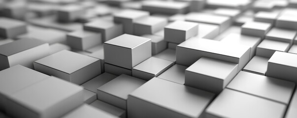 Abstract 3D Business Background, Generative AI