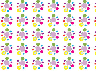 seamless pattern with circles