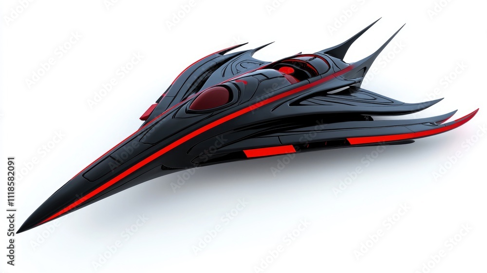 Poster futuristic spacecraft design concept art digital rendering sci-fi environment unique perspective adv