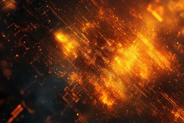 Fototapeta premium Abstract technology background, Generative AI