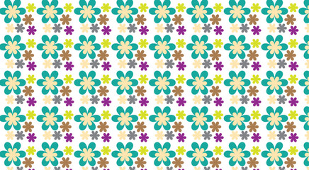 seamless pattern with flowers