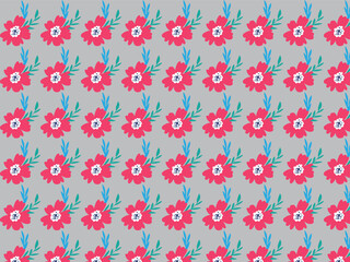 seamless pattern with flowers