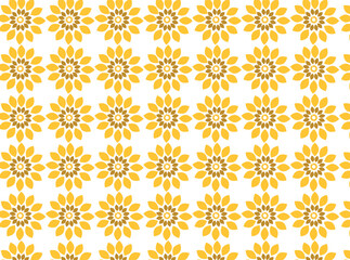 seamless pattern with flowers