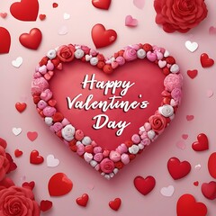 Happy Valentine's Day Poster or Card