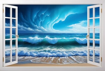 Cape Cod window photomount Massachusetts USA