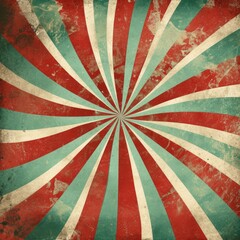 Vintage Peppermint Swirl: Aged Retro Background with Textured Grunge Effect