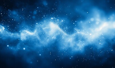 Naklejka premium abstract blue background, Generative AI