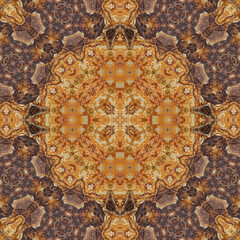 Seamless abstract symmetrical wonderful pattern. Kaleidoscope pattern texture