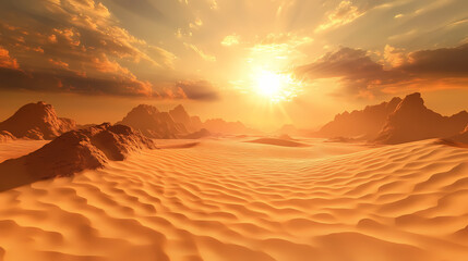 vast dramatic desert