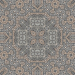 Seamless abstract symmetrical wonderful pattern. Kaleidoscope pattern texture