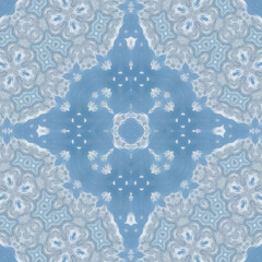 Seamless abstract symmetrical wonderful pattern. Kaleidoscope pattern texture
