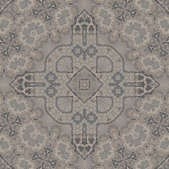 Seamless abstract symmetrical wonderful pattern. Kaleidoscope pattern texture