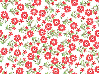 seamless pattern with flowers