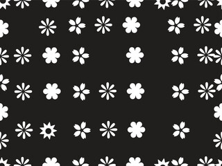 seamless black and white pattern