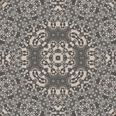 Seamless abstract symmetrical wonderful pattern. Kaleidoscope pattern texture