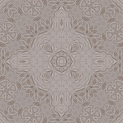 Seamless abstract symmetrical wonderful pattern. Kaleidoscope pattern texture