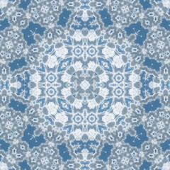 Seamless abstract symmetrical wonderful pattern. Kaleidoscope pattern texture