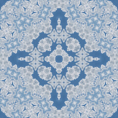 Seamless abstract symmetrical wonderful pattern. Kaleidoscope pattern texture
