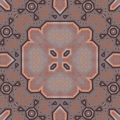 Seamless abstract symmetrical wonderful pattern. Kaleidoscope pattern texture
