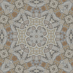 Seamless abstract symmetrical wonderful pattern. Kaleidoscope pattern texture