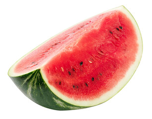 Half of watermelon Isolated on white background.