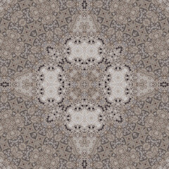 Seamless abstract symmetrical wonderful pattern. Kaleidoscope pattern texture