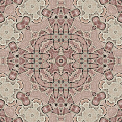 Seamless abstract symmetrical wonderful pattern. Kaleidoscope pattern texture