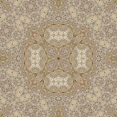 Seamless abstract symmetrical wonderful pattern. Kaleidoscope pattern texture