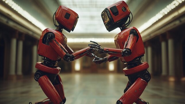 lockwork robots learning to dance salsa