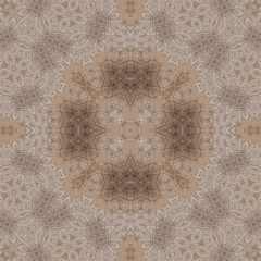 Seamless abstract symmetrical wonderful pattern. Kaleidoscope pattern texture