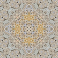 Seamless abstract symmetrical wonderful pattern. Kaleidoscope pattern texture