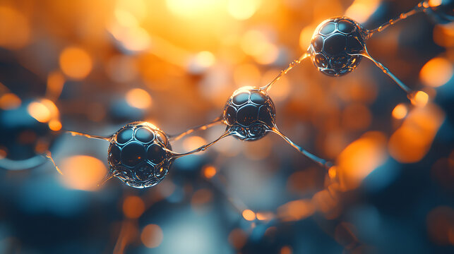 A Captivating Depiction of Metallic Bonding Highlighting Electron Movement and Positive Metal Ion Interaction in an Organized Structure
