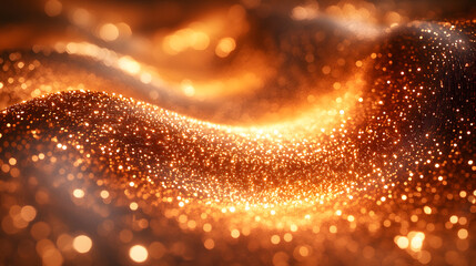 Detailed Photography of Copper Wire Showcasing Dynamic Electron Flow and Lattice Structure in a Softly Illuminated Background